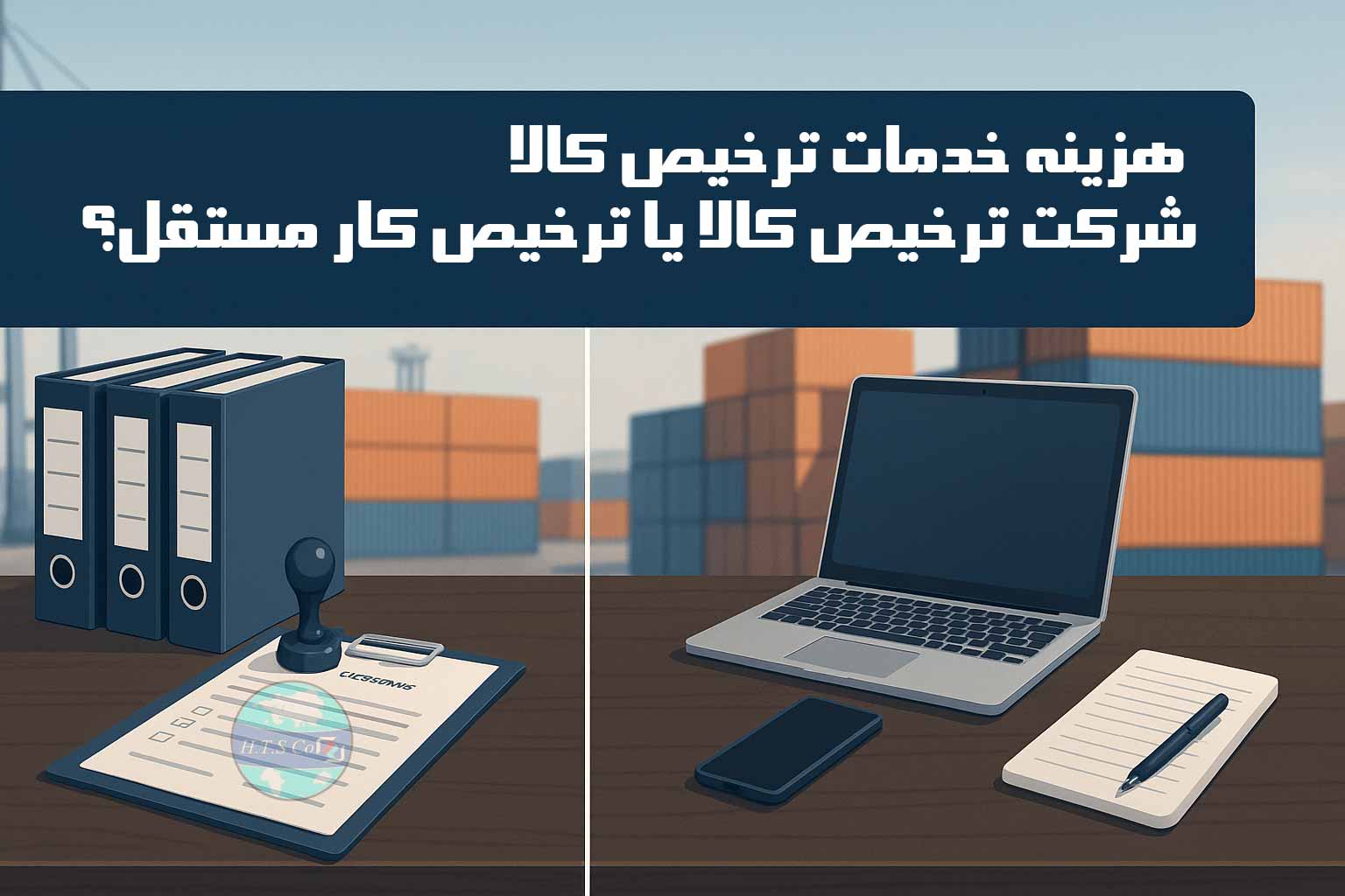 هزینه خدمات ترخیص کالا