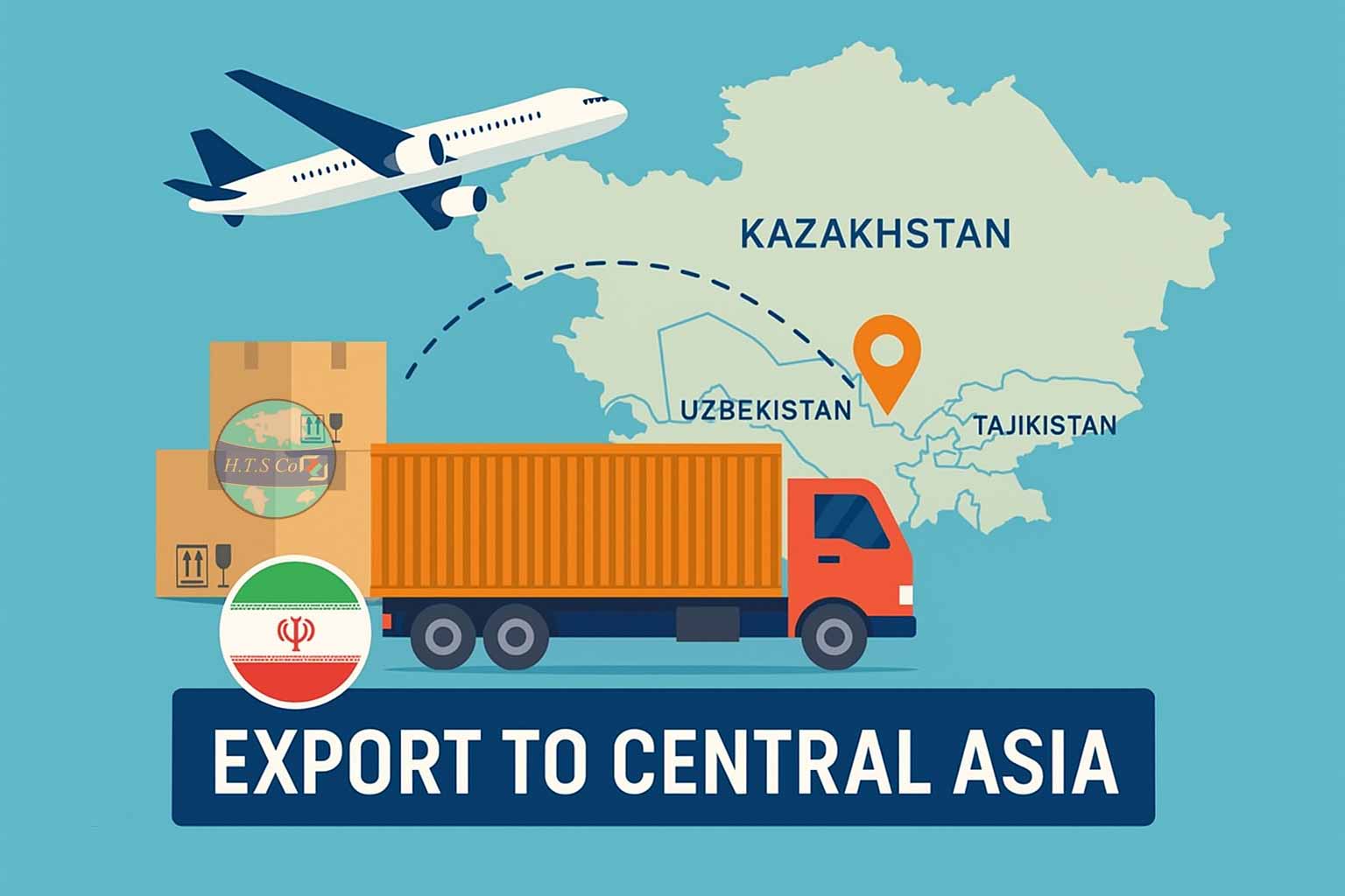 صادرات به کشورهای آسیای میانه